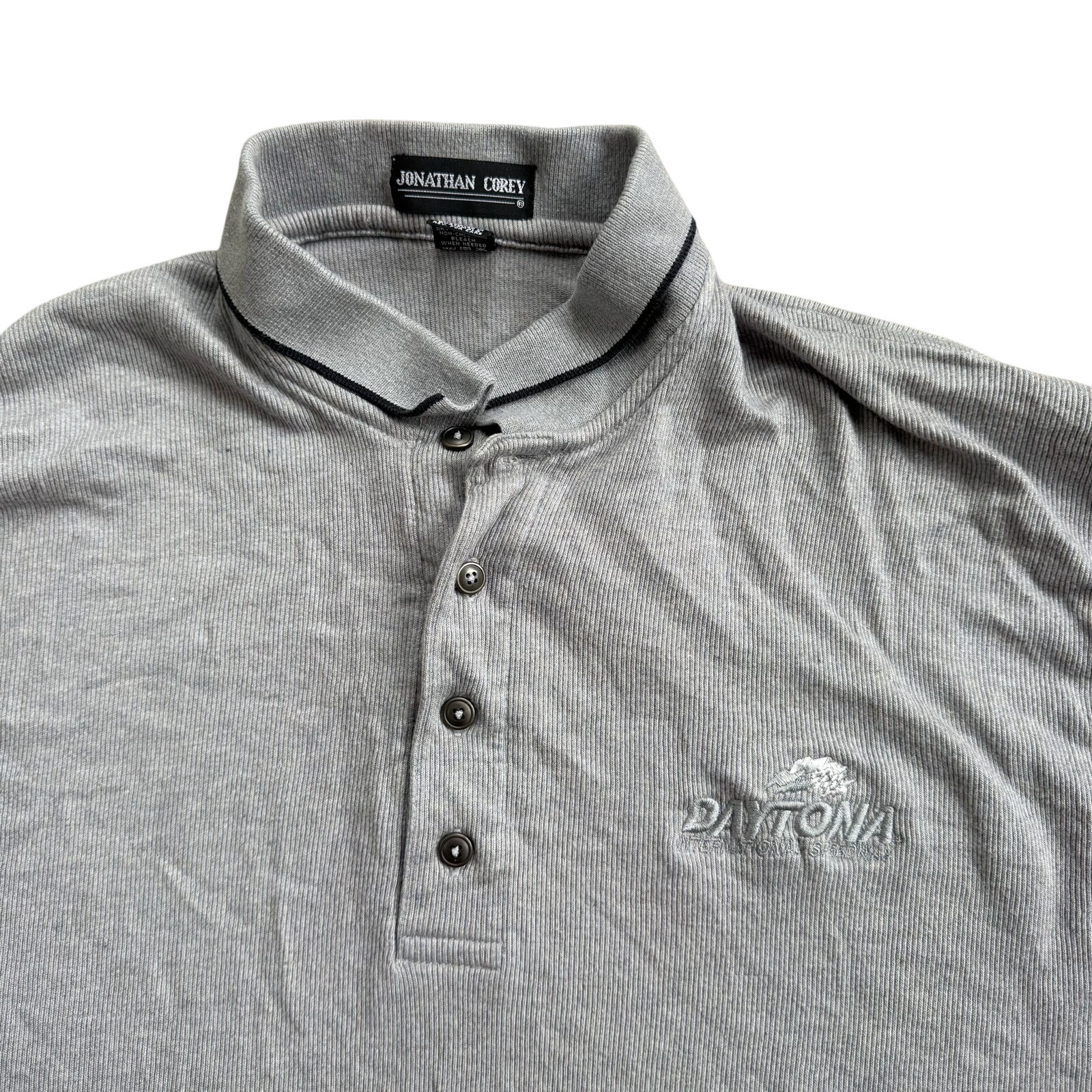 Daytona International Speedway Jonathan Corey Grey Polo Size Xl Daytona International Speedway Jonathan Corey Grey Polo Size Xl